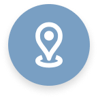 A pin icon that represents that locations for Superior Water and Air.